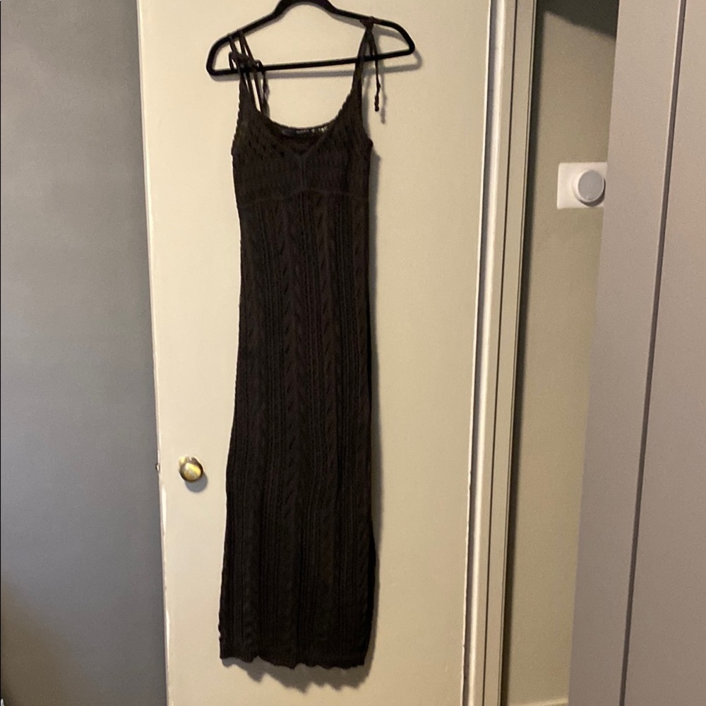 Magaschoni Elegant Maxi Dress S crochet